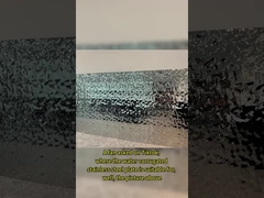 Espejo zafiro oro azul agua ondulado hoja de acero inoxidable