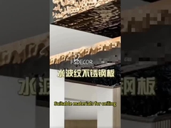 acero inoxidable de oleaje de agua